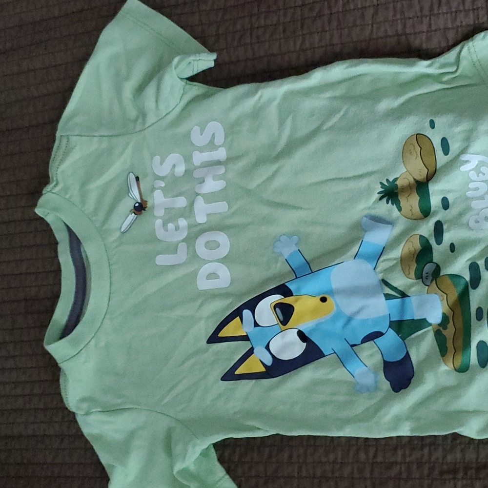 Toddler Bluey short sleeve shirt